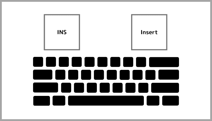 Wordで入力した文字が表示されない時の基本の対処法Insertキーで上書きモードの解除