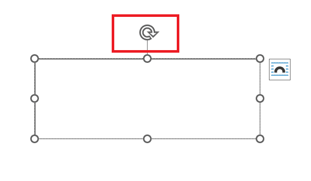 Wordでテキストボックスが回転できない時の基本の対処法：回転ハンドルの使用