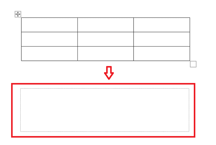 Wordで表の移動ハンドルを選択できない時の基本の対処法：「表を選択し移動ハンドルを表示